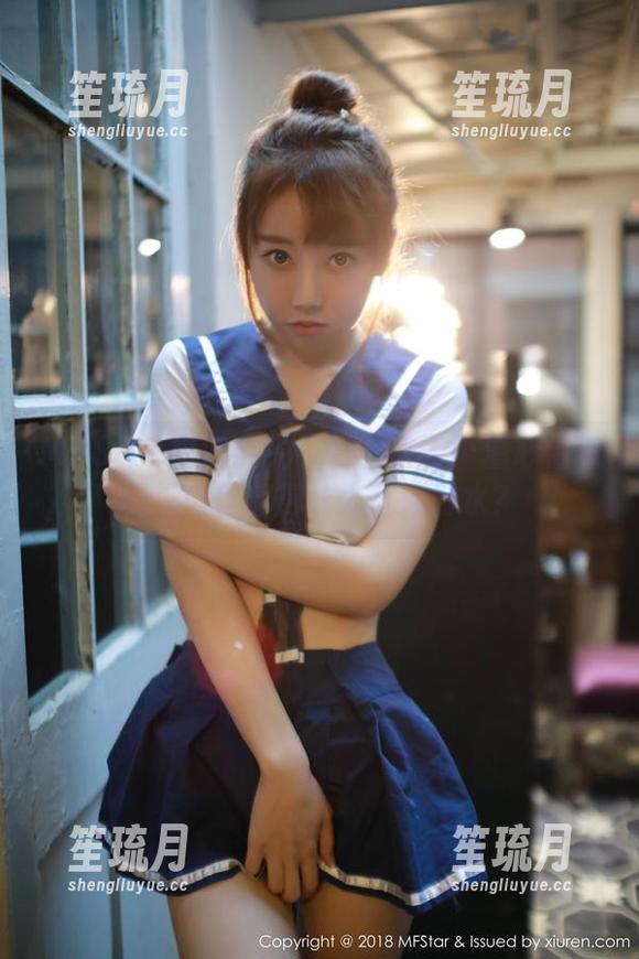 MFStar模范学院 - 套图来了！温心怡怎样把肉丝穿得让人直流口水？